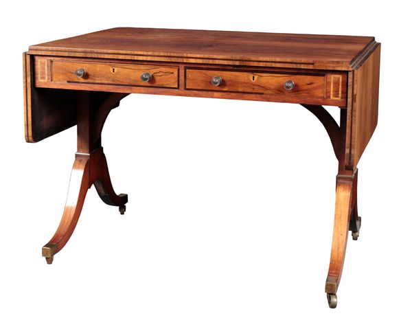 A GEORGE IV ROSEWOOD SOFA TABLE