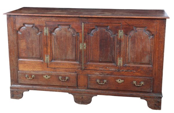 AN ENGLISH OAK SIDEBOARD