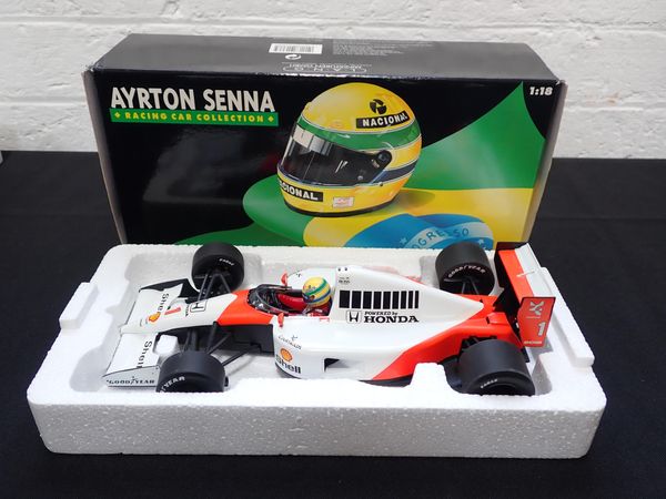 AYRTON SENNA: A LANG F1 CAR MODEL - MCLAREN MP4/6