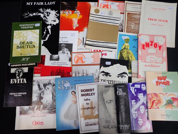 A SMALL QUANTITY OF THEATRE PROGRAMMES