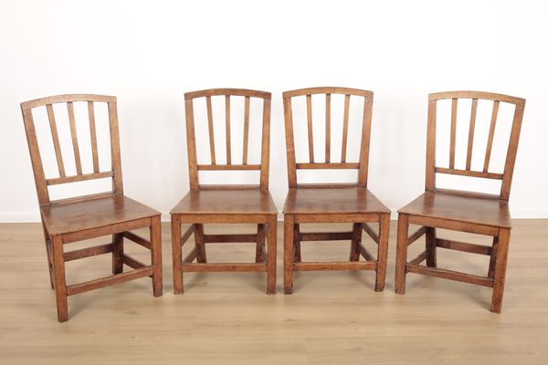 FOUR ELM DINING CHAIRS