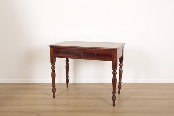 A VICTORIAN MAHOGANY HALL TABLE