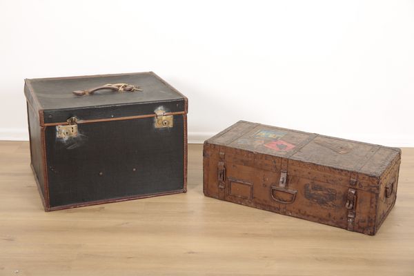 TWO LUGGAGE TRUNKS