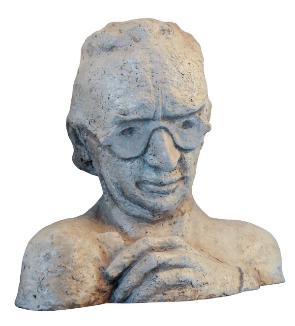 20TH CENTURY SCHOOL, A PORTRAIT BUST OF ALFRED AARON WOLMARK (1877-1961)