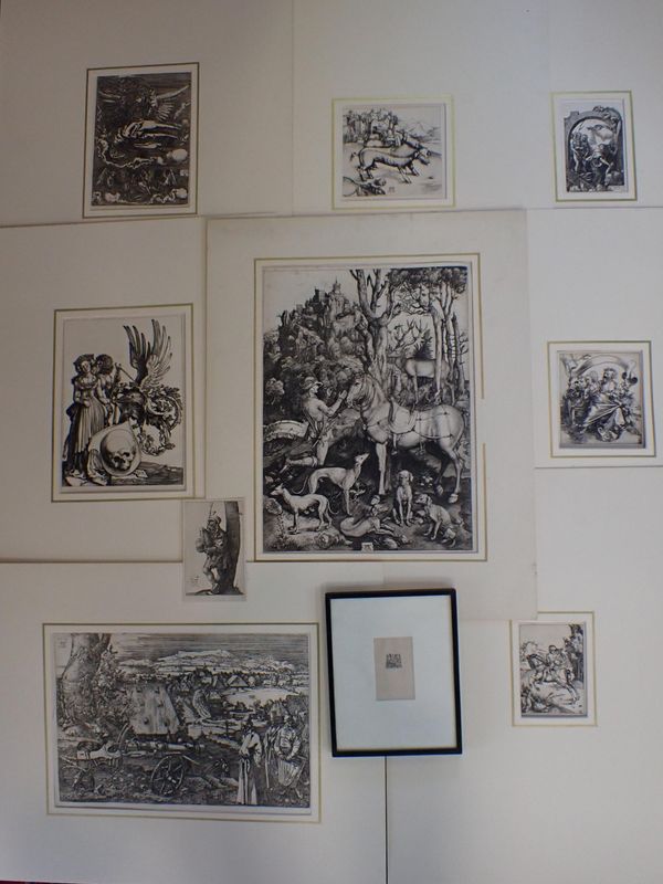 A COLLECTION OF GOOD FACSIMILES OF ALBRECHT DURER'S ENGRAVINGS