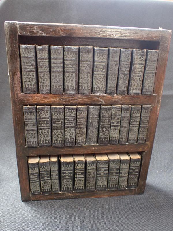 A PART SET OF MINIATURE  SHAKESPEARE'S WORKS