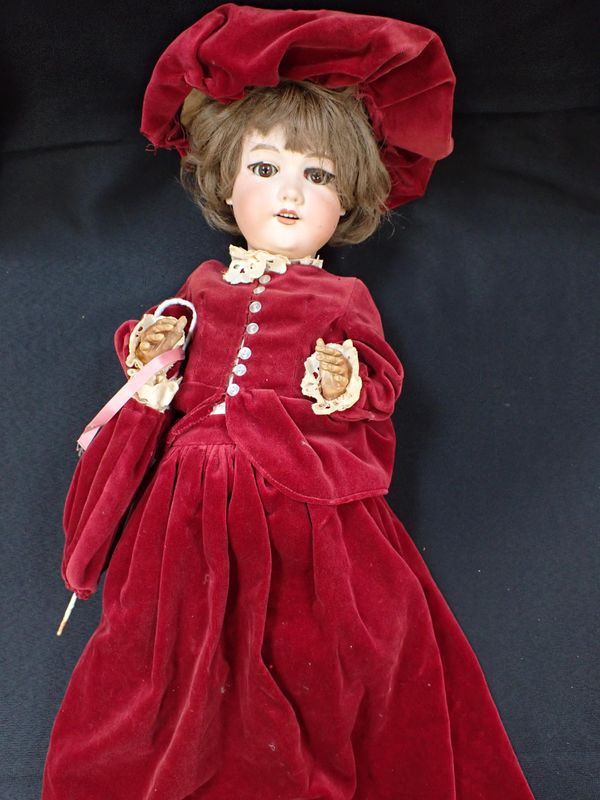 AN ARMAND MARSEILLES, GERMAN BISQUE HEAD DOLL