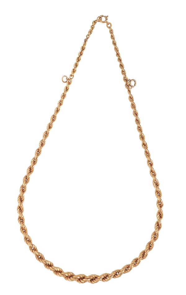 AN 18CT GOLD NECKLACE