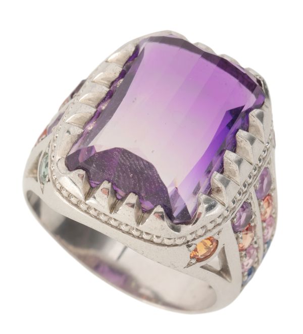 A GEM-SET RING