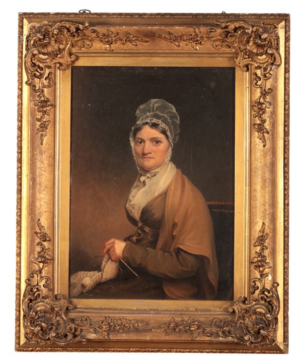 ATTRIBUTED TO JOSEPH CLOVER (1779-1853) A portrait of a lady, said to be Susanna Wise (née Cooke)