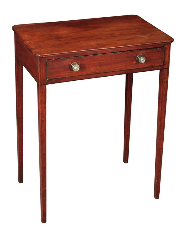 A REGENCY MAHOGANY SIDE TABLE