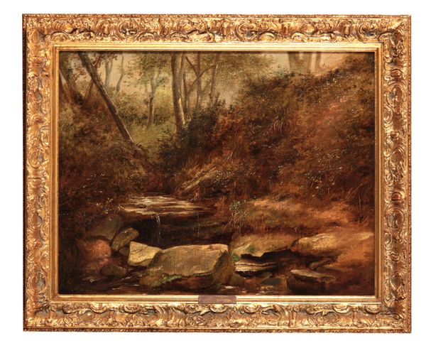 THOMAS CRESWICK (1811-1869) A rocky woodland stream