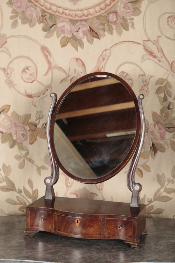 A REGENCY DRESSING MIRROR