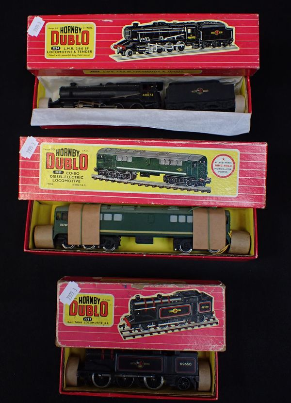 HORNBY DUBLO LOCOMOTIVES BOXED, BOXED