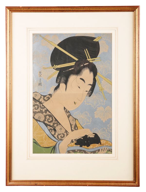 AFTER KITAGAWA UTAMORO (C.1753-1806) Study of a courtesan