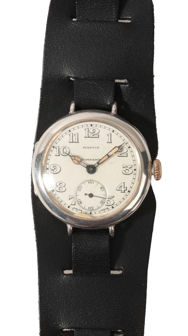 MAPPIN CAMPAIGN: A GENTLEMAN'S STERLING SILVER TRENCH WATCH