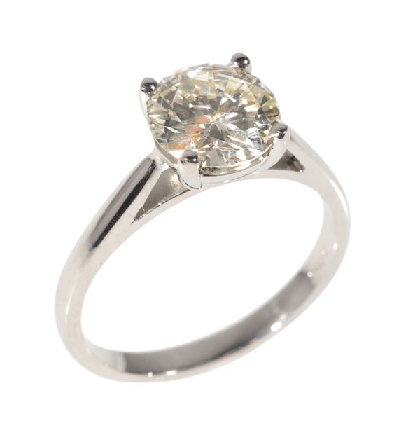 A DIAMOND SOLITAIRE RING