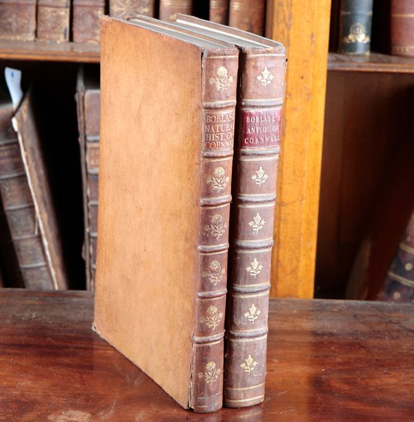BORLASE, WILLIAM: 'THE NATURAL HISTORY OF CORNWALL'