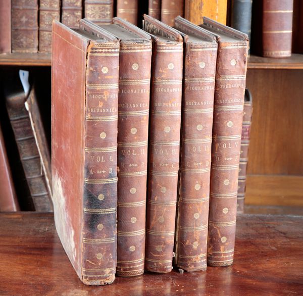 'BIOGRAPHIA BRITANNICA OR THE LIVES OF THE MOST EMINENT PERSONS'