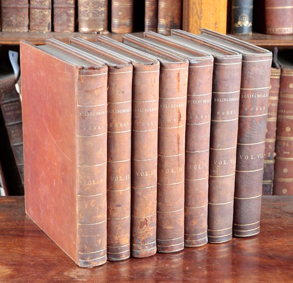 ST. JOHN, HENRY, LORD VISCOUNT BOLINGBROKE: 'THE WORKS'