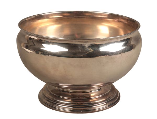 A QUEEN ELIZABETH II SILVER PUNCH BOWL