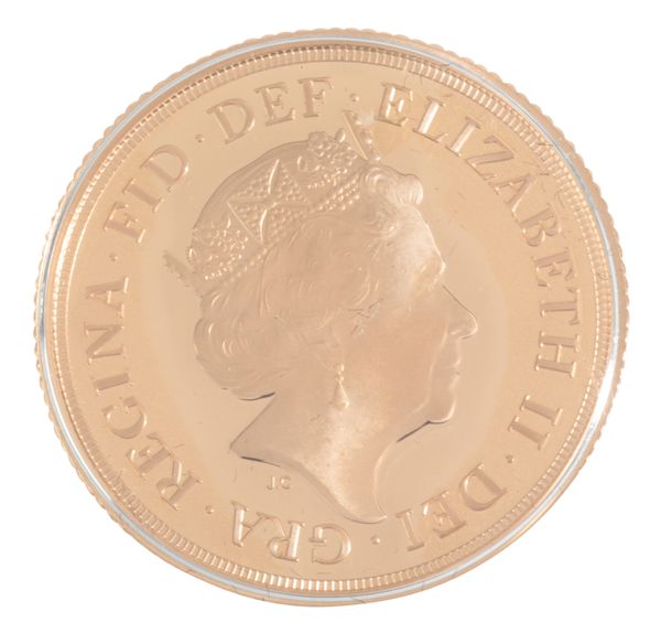A 2018 QUEEN ELIZABETH II GOLD SOVEREIGN