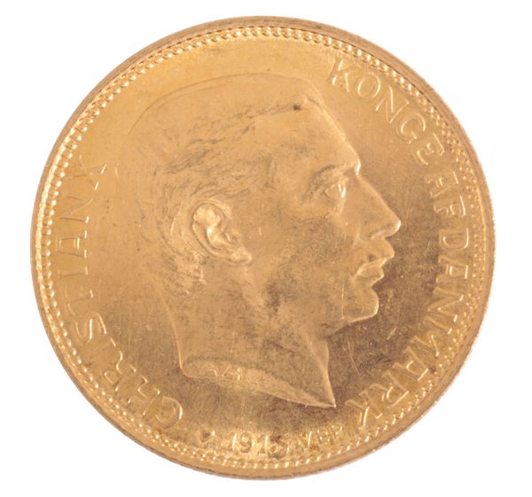 THE ROYAL MINT: 'MONARCHS OF EUROPE CHRISTIAN X' GOLD 20 KRONER