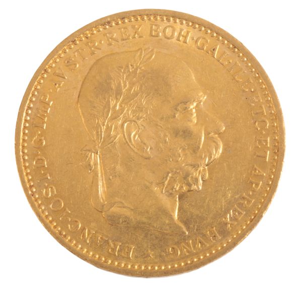 THE ROYAL MINT: 'MONARCHS OF EUROPE FRANZ JOSEF I' GOLD 20 CORONAS COIN