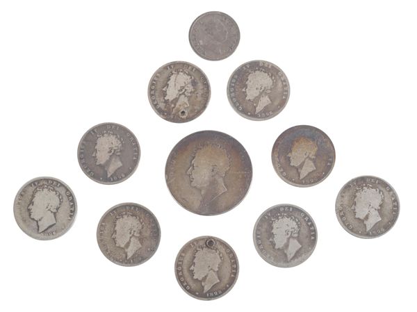 A GEORGE IV SILVER HALF CROWN