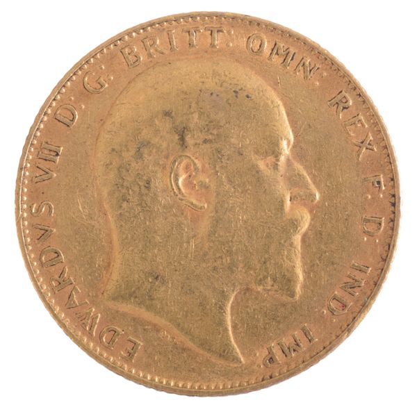 A 1907 KING EDWARD VII GOLD SOVEREIGN