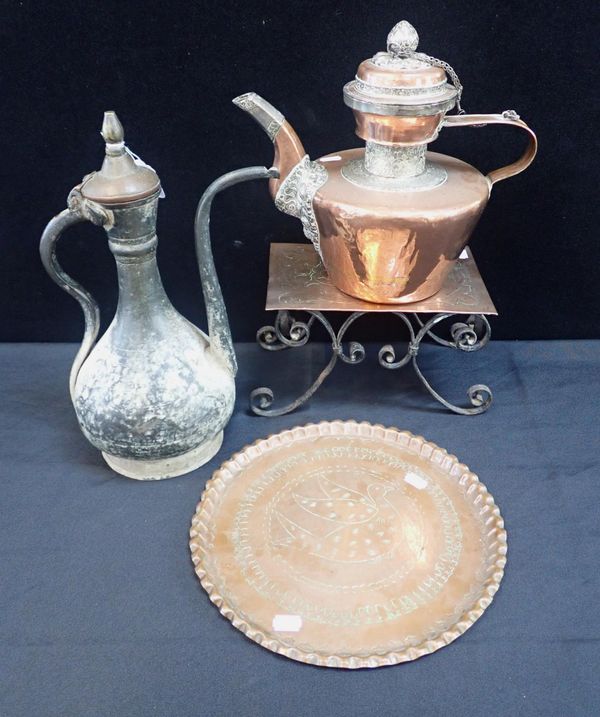 AN ANTIQUE DALLAH COFFEE POT