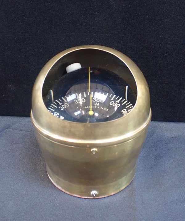 A BINNACLE COMPASS BY CASSENS & PLATH