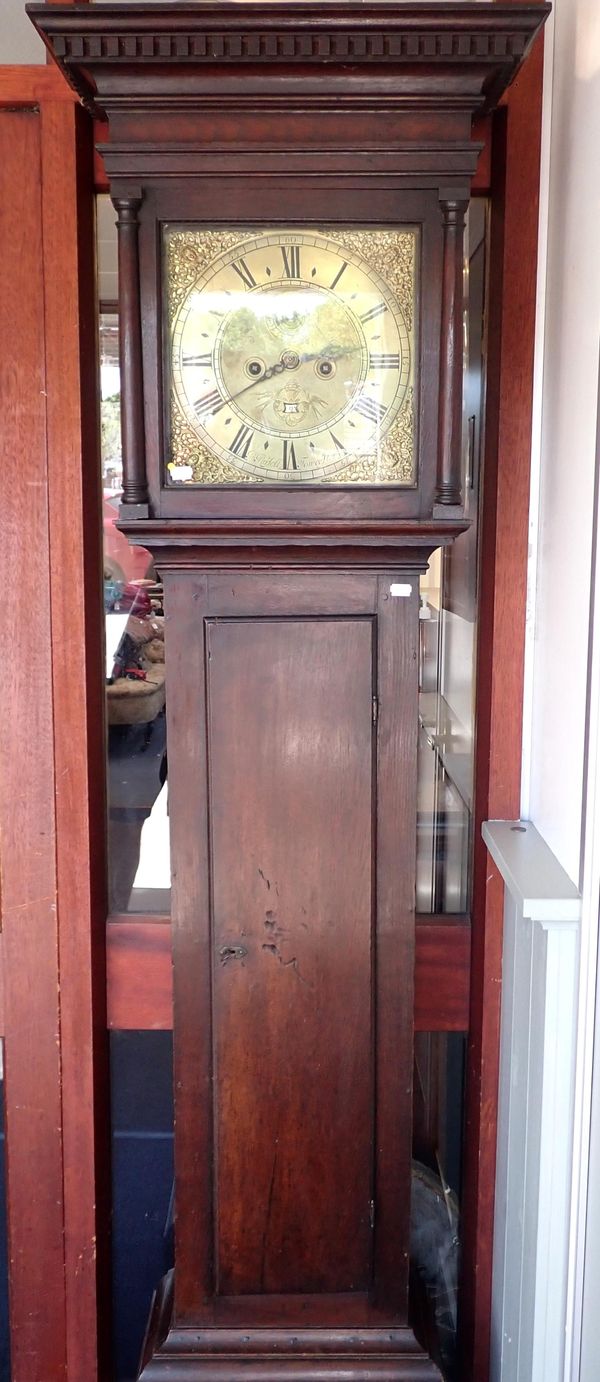 AN EIGHT-DAY LONGCASE CLOCK, SIGNED Jno. PURSELL, TOWCESTER