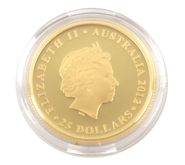 THE PERTH MINT: A 2012 QUEEN ELIZABETH II GOLD SOVEREIGN