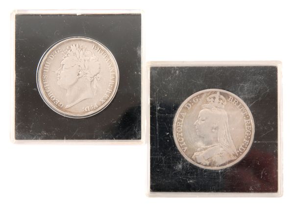 AN 1822 GEORGE III SILVER CROWN