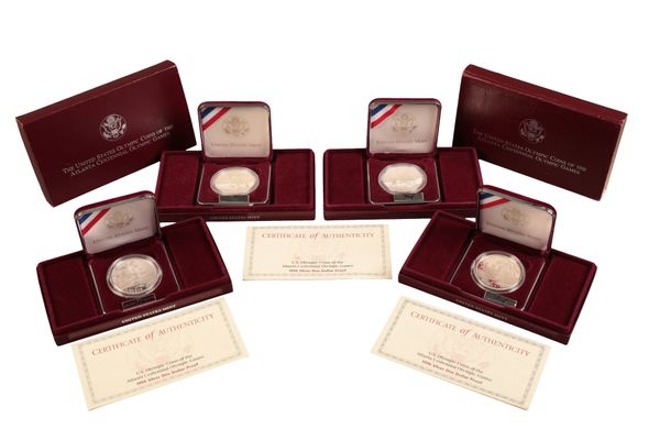 UNITED STATES MINT: "US OLYMPIC COINS OF ATLANTA OLYMPIC GAMES"