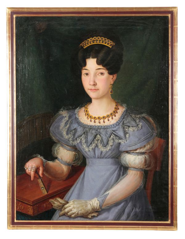 CONTINENTAL SCHOOL, 19TH CENTURY Portrait of a noblewoman