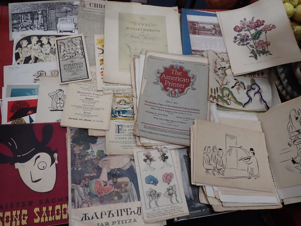 A QUANTITY OF EPHEMERA