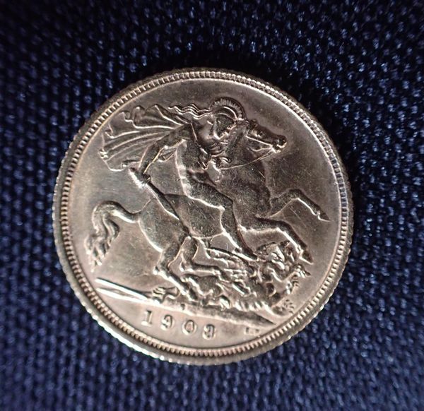 A VICTORIAN 1899 HALF SOVEREIGN