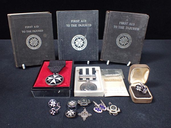 ORDER OF ST JOHN AMBULANCE SERVICE MEDAL, FOUR CLASPS