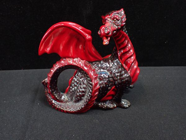 A DOULTON FLAMBE DRAGON HN 3552