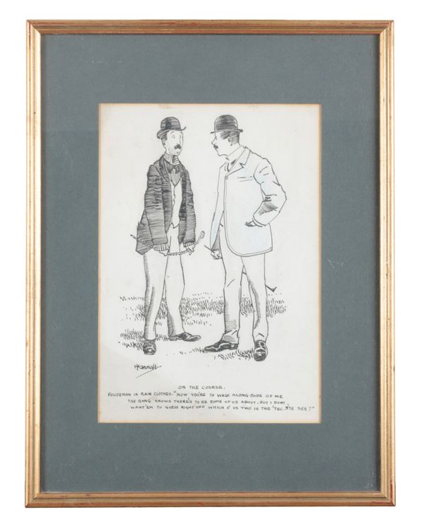 JOHN HASSALL (1868-1945) A pair of original illustrations for Cassells' magazine
