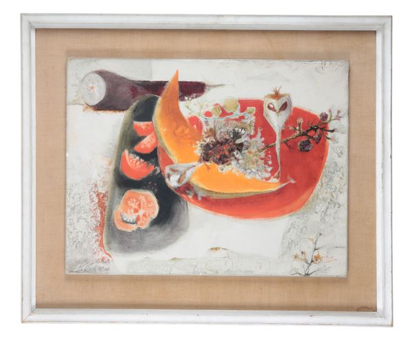 *PIERRE LAVARENNE (b. 1928)  Still life of fruits