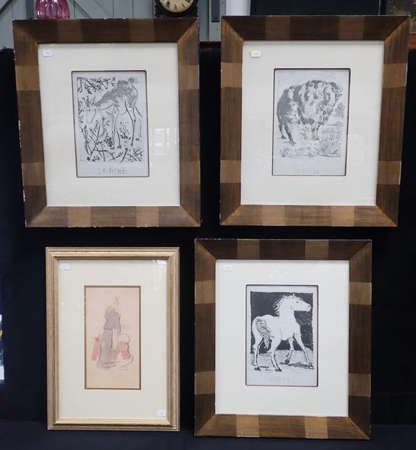 THE QUINTESSA ART COLLECTION: FOUR PICASSO FACSIMILE PRINTS