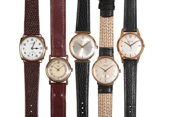 TIMOR: A GENTLEMAN'S GOLD-PLATED WRISTWATCH