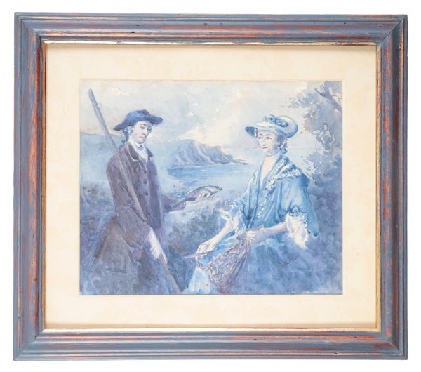 MANNER OF THOMAS GAINSBOROUGH (1727-1788) Conversation piece