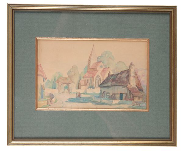 MANNER OF CLAUD LOVAT FRASER (1890-1921) Village scene