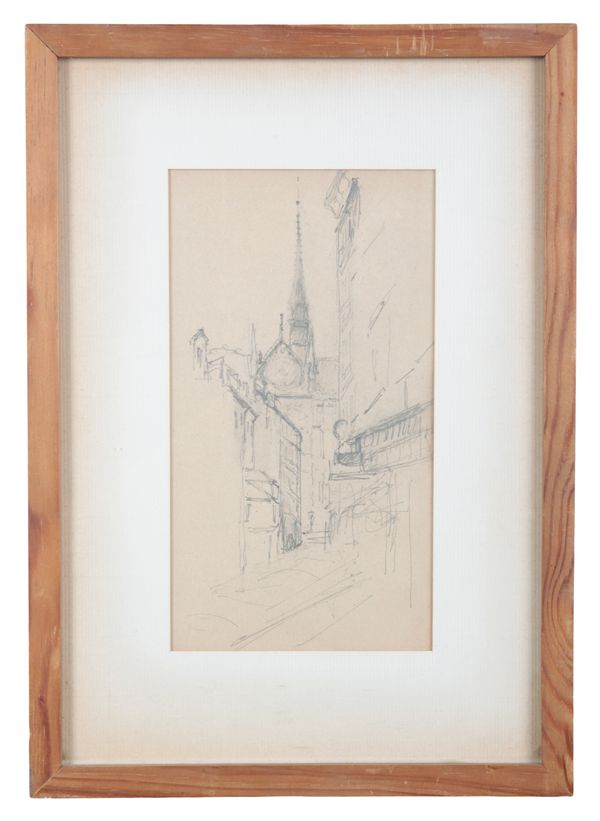 EUGENE BEJOT (1867-1931) Cathedral study