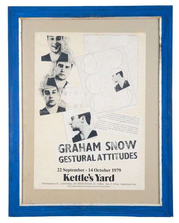 GRAHAM SNOW (1948-2025) 'Gestural studies' exhibition poster