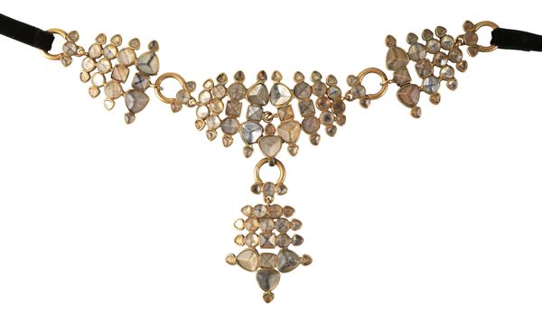 ROBERT GOOSSENS FOR YVES SAINT LAURENT: A COSTUME PASTE NECKLACE